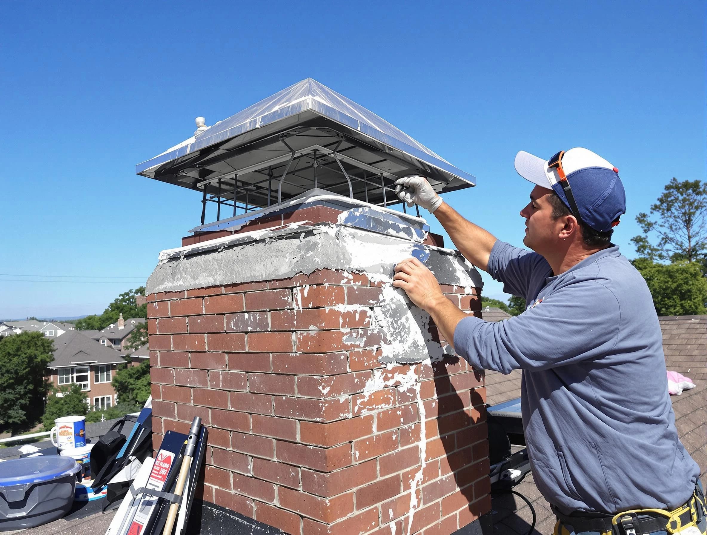 Chimney Crown Services service in Carnegie, PA